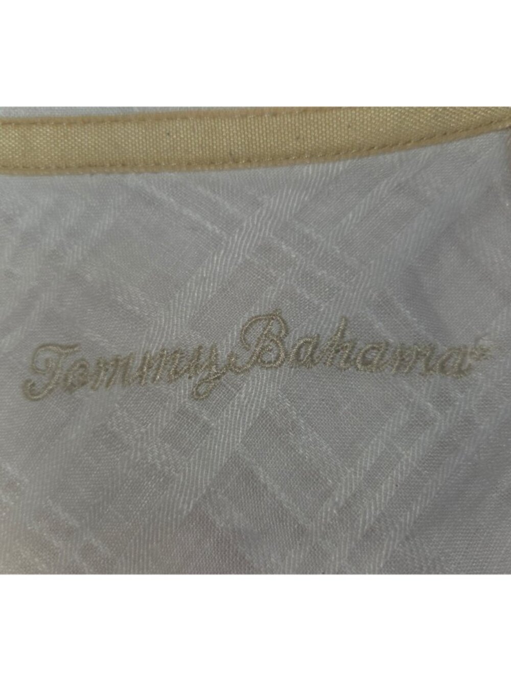 Tommy Bahama White Linen Short Sleeve Shirt Large - Picture 5 of 7